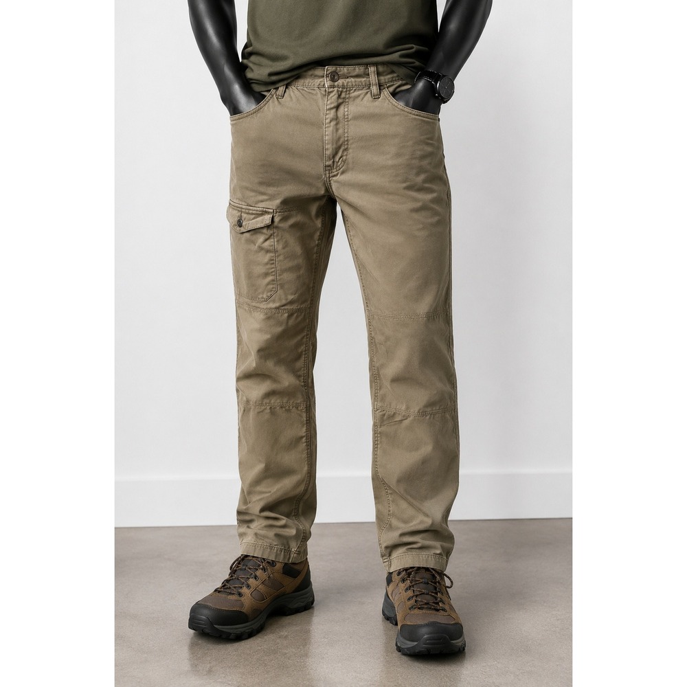 REI Co-op Mens Savanna Trails Ripstop Cargo Hiking Pants Khaki Tan 38x34